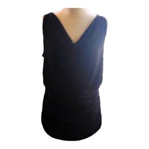 Torrid NWT sz 1 (1X 14-16) black ruched sides, cowl neck mini dress (stretchy)